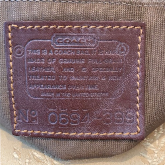 Vintage Coach drawstring bag - Picture 2 of 7